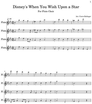 When You Wish Upon a Star: The Flute Sheet Music and Its Enigma